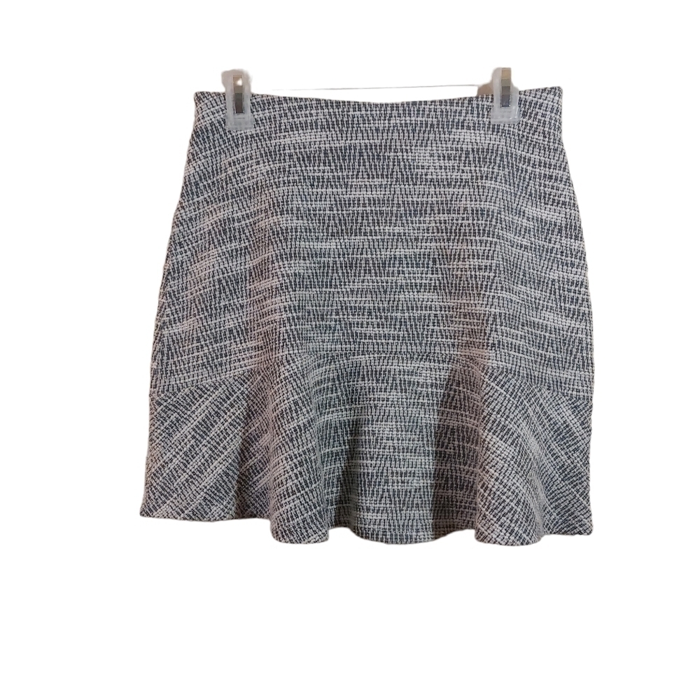 LOFT Ladies Ruffle Bottom Casual Midi Skirt-